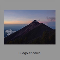 Fuego at dawn